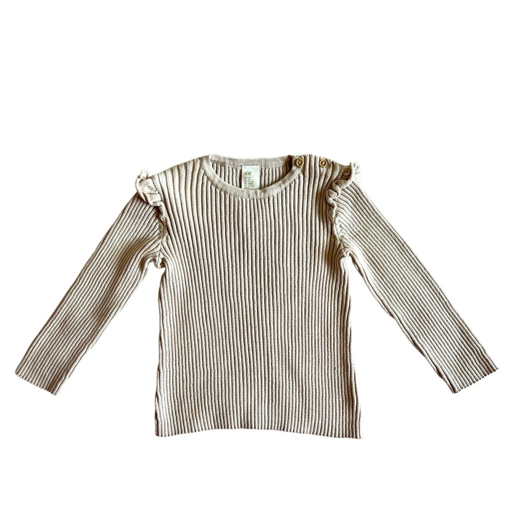 H&M 2-piece Rib-knit Cotton Set, 2T - Picture 3 of 6